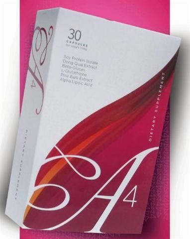 Jeunesse A4 เจอเนส เอโฟร์ บรรจุ 30 แคปซูล ขาวใส อกฟู ตึงกระชับ ปรับสมดุลย์ฮอร์โมนหญิง