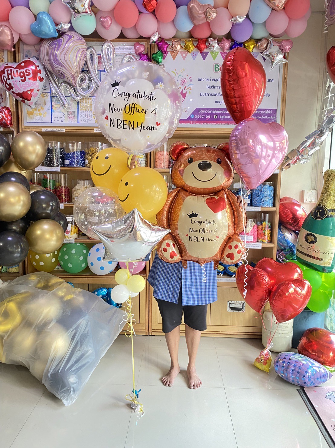 ลูกโป่งรับปริญญา,ลูกโป่งเรียนจบ