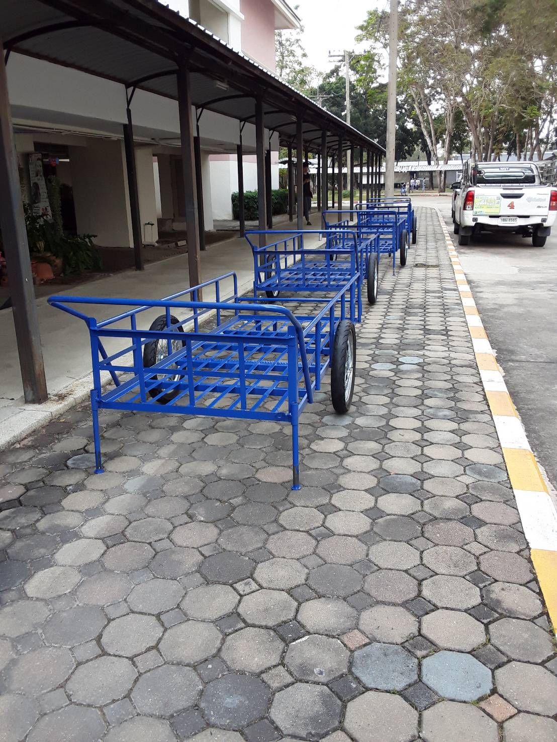 รถเข็นของ ขนาด 100×240ซม.เหล็กใหญ่(พิเศษ)