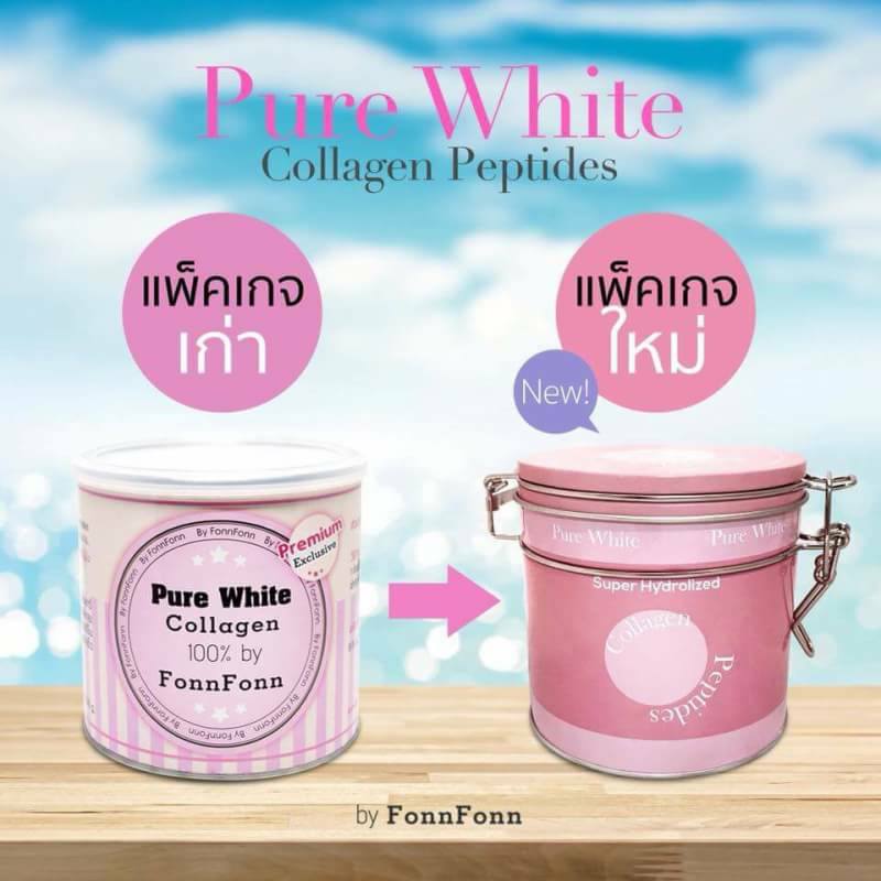 Pure white Collagen 100% By Fonn Fonn คอลลาเจนสด