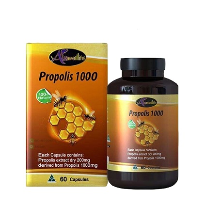 Auswelllife Propolis 1000 ออสเวลไลฟ์ โพรพอลิส 1000 บรรจุ 60 แคปซูล ส่ง ems ฟรี