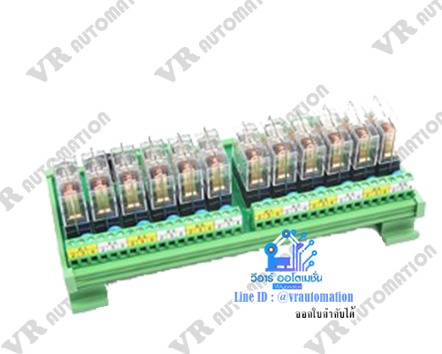 ชุด Omron relay module 24V 10A จำนวน 12 ช่อง
