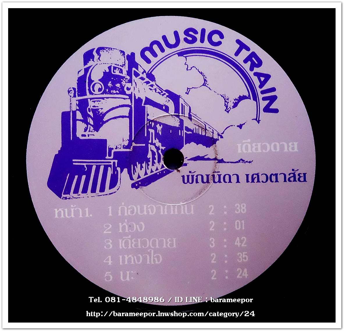 พัณนิดา เศวตาสัย ชุด เดียวดาย อัลบั้มแรก เพราะทั้งชุด