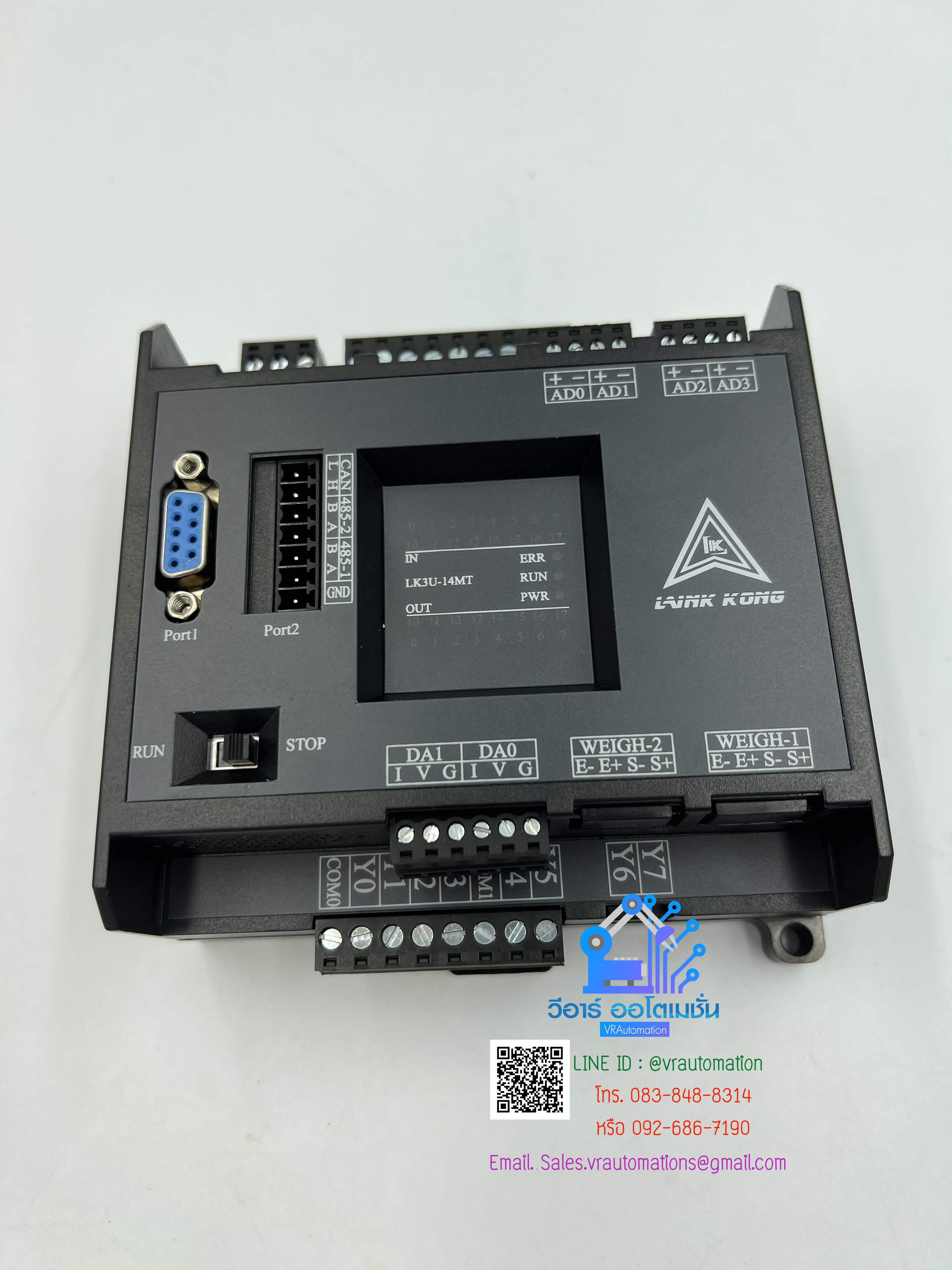 FX3U-14MT PLC LK3U-14MT-4AD-2DA 0-20ma