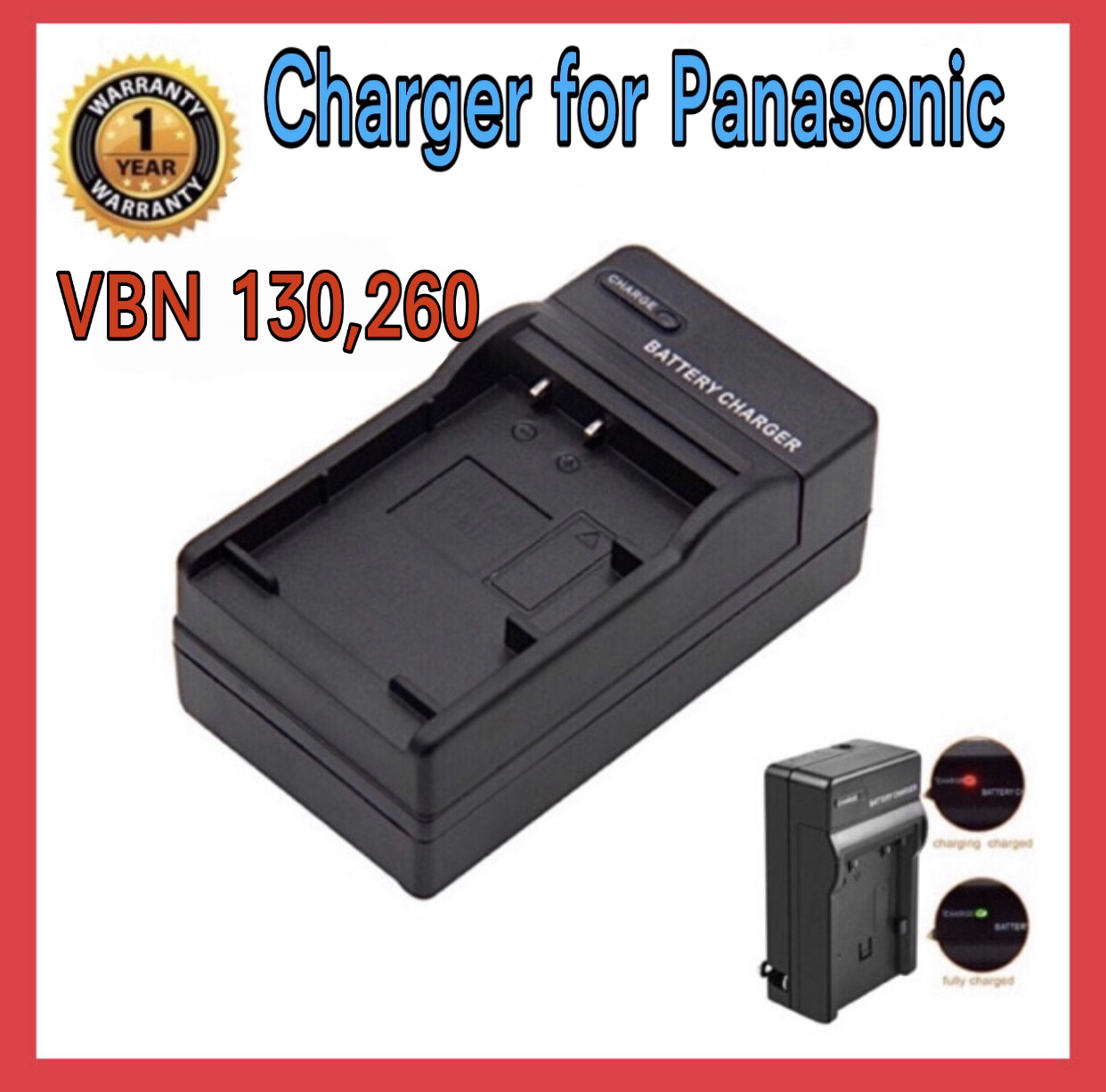 แท่นชาร์ต พานาโซนิคDMW-VBN130, VBN260 / PANASONIC CHARGER DMW-VBN130/VBN260