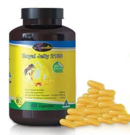 Auswelllife Royal Jelly 2,180 mg ออสเวลไลฟ์ รอยัล เจลลี่ 2,180มก 60 แคปซูล