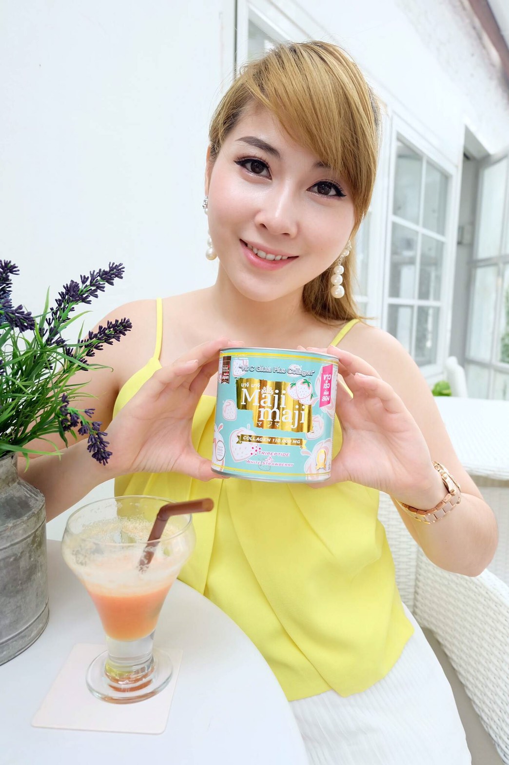MAJI MAJI Premium Pure Collagen Mineral Flavour มาจิมาจิ คอลลาเจนน้ำแร่ คอลลาเจนโกงอายุ คอลลาเจนหน้าเด็ก