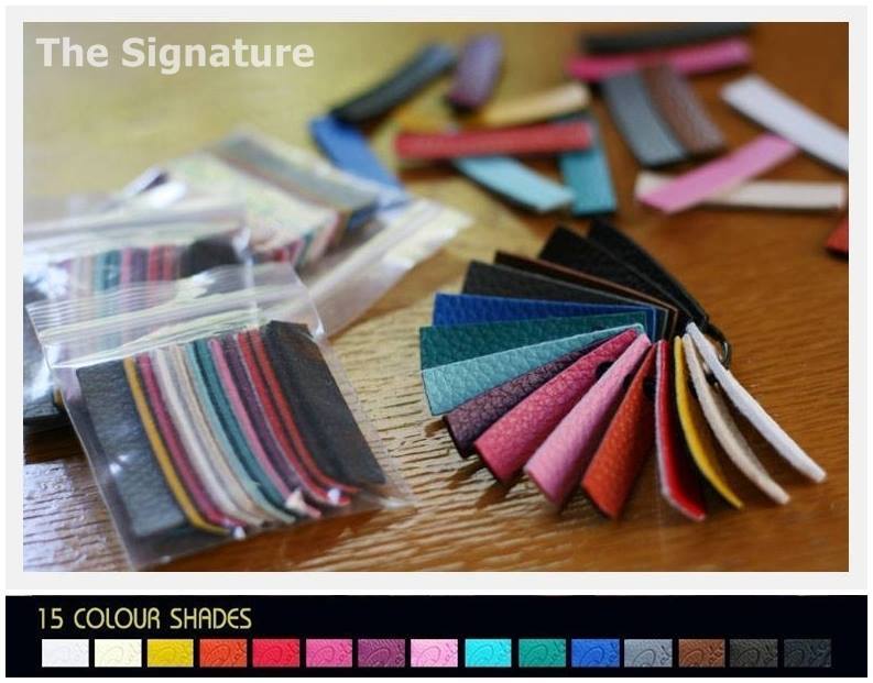 ตัวอย่างสีหนัง 15 สี