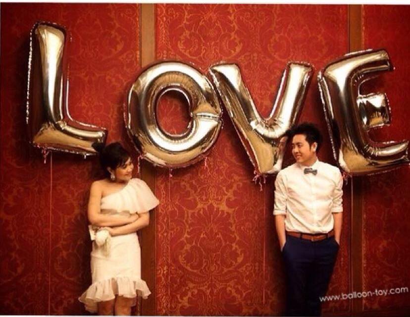 ลูกโป่งอักษรLOVE