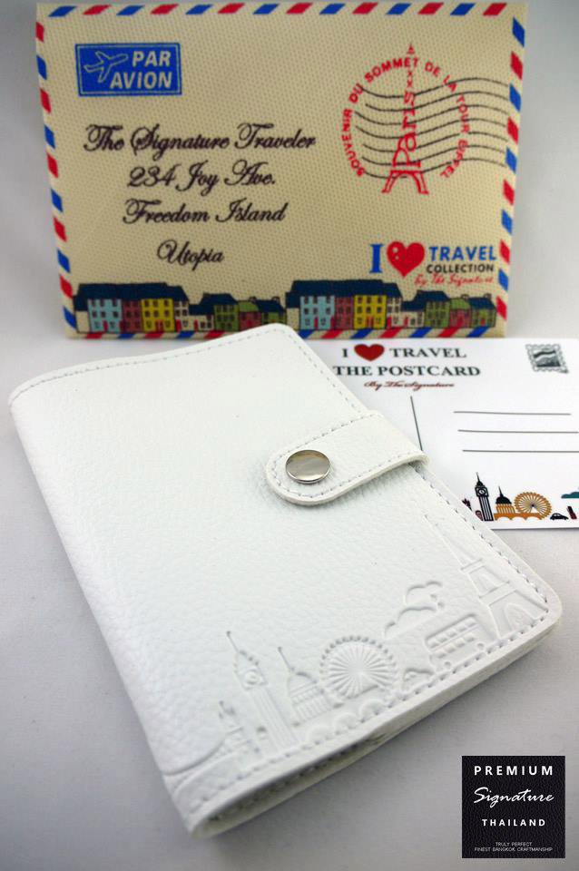Clear White(ขาว) - Passport Holder