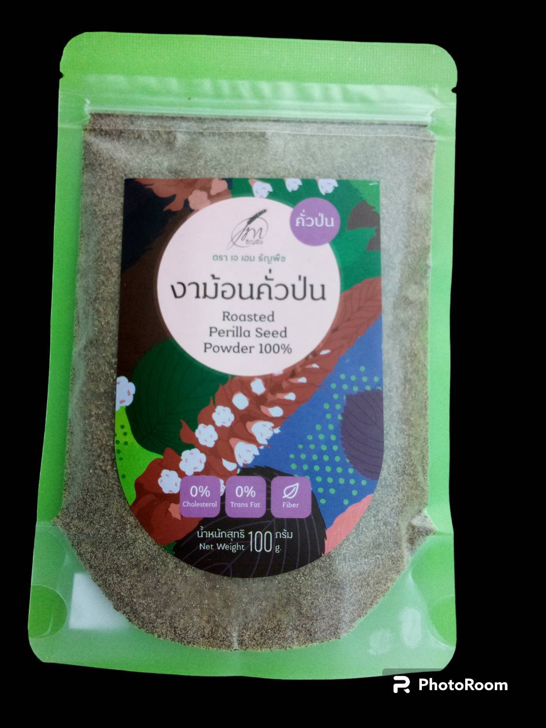 36-329-2100-2 งาม้อนคั่วป่น 100ก. JM ธัญญพืช