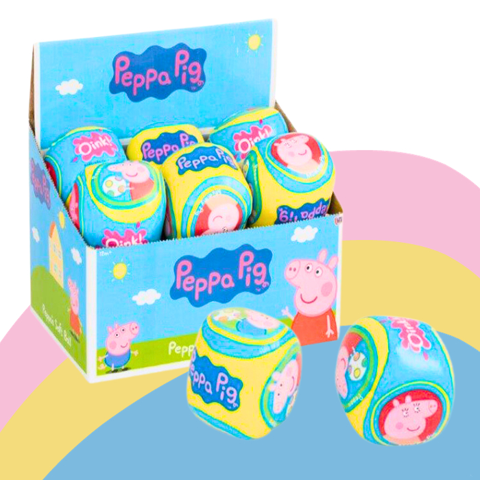 ของแท้ ของเล่นเด็ก PEPPA PIG SOFT BALL ลูกบอลpeppa pig 1 ลูก บอลของเล่น บอลนิ่ม เสริมจินตนาการเด็ก