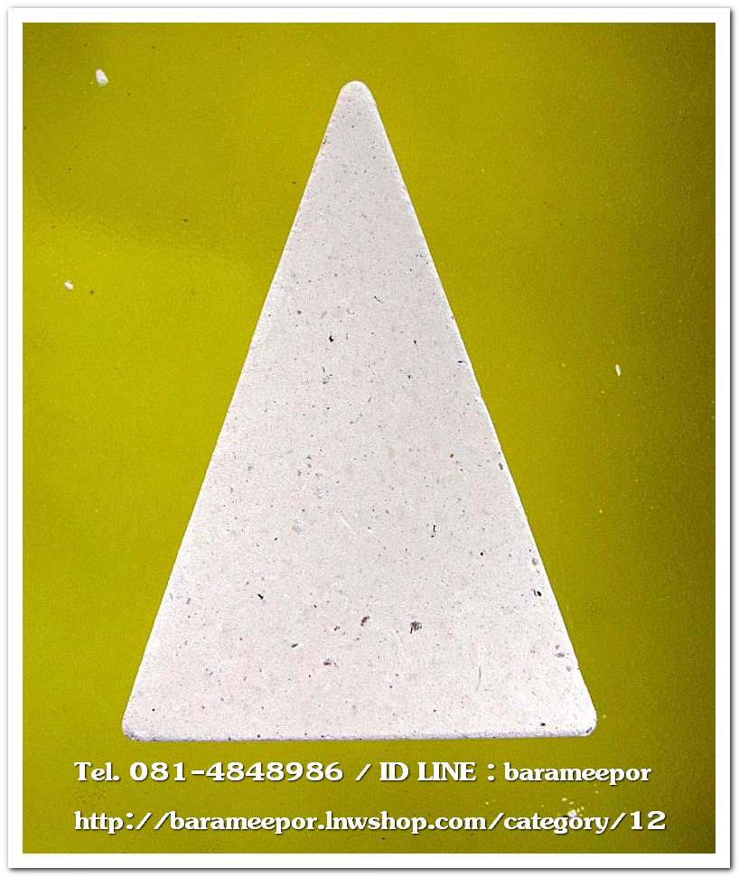 พระธาตุพนม(ผงศักดิ์สิทธิ์) รุ่นพิเศษ วัดพระธาตุพนมวรมหาวิหาร จ.นครพนม พิมพ์พระธาตุสามเหลี่ยม เนื้อว่านผง
