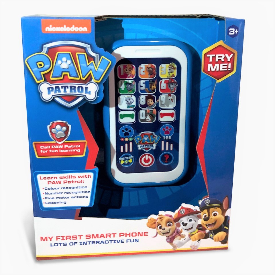 Paw Patrol My First Smart Phone โทรหาไรเดอร์และลูกหมาเพื่อเรียนรู้เกี่ยวกับสี ตัวเลข และอื่นๆ