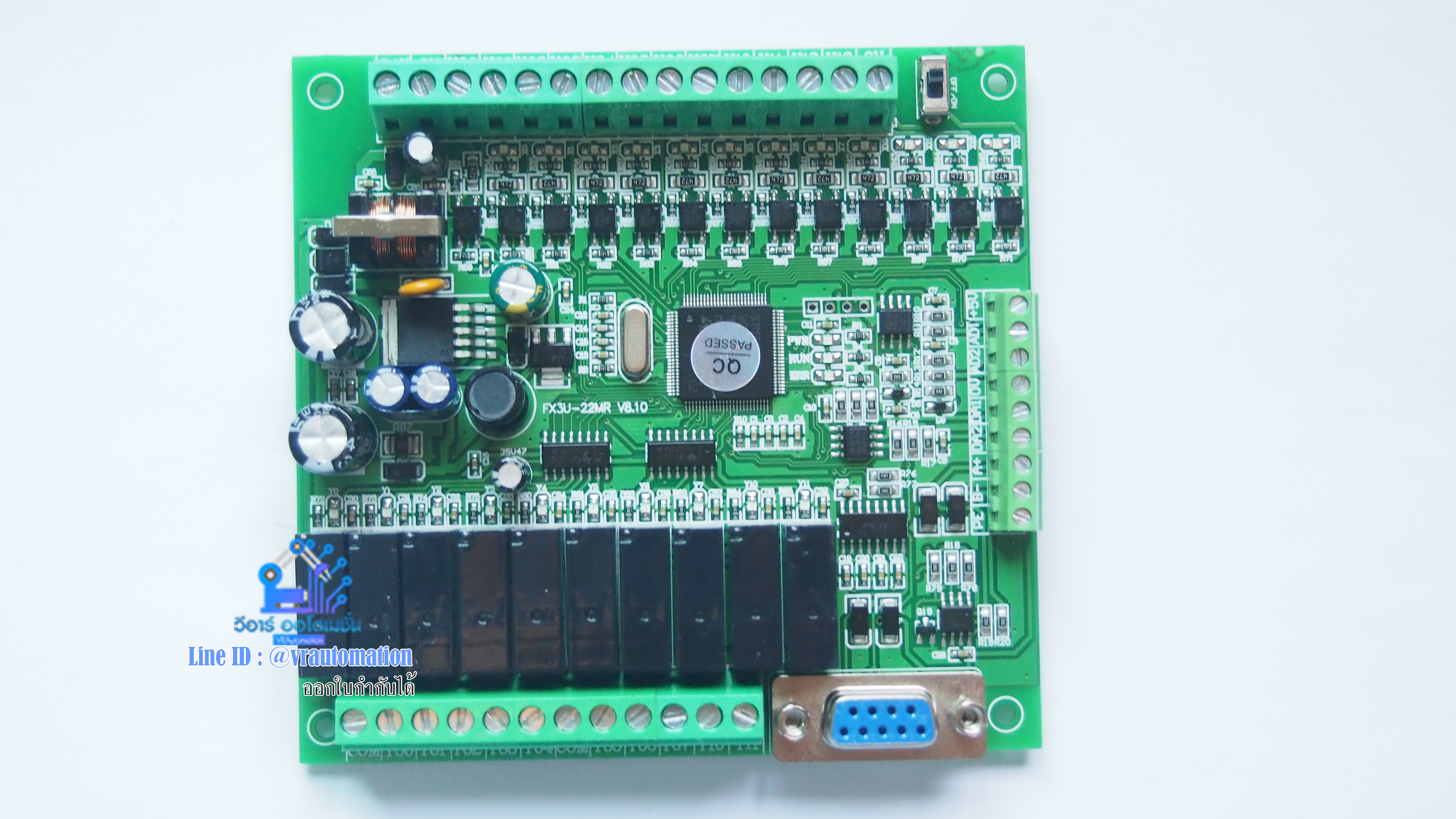 FX3U-22MR-2AD2DA PLC Board