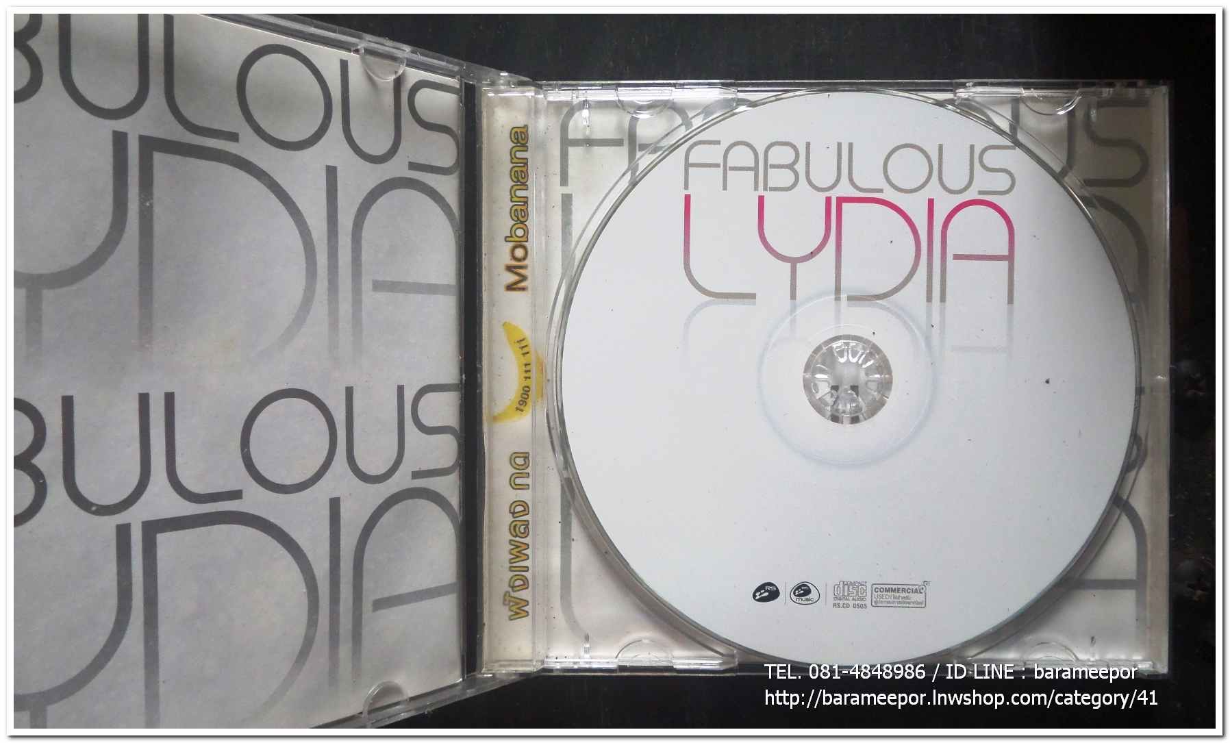 LYDIA ชุด FABULOUS LYDIA ทุกบทเพลง R&B ที่เป็นอันดับ 1 ของลิเดีย แผ่นสภาพสวย