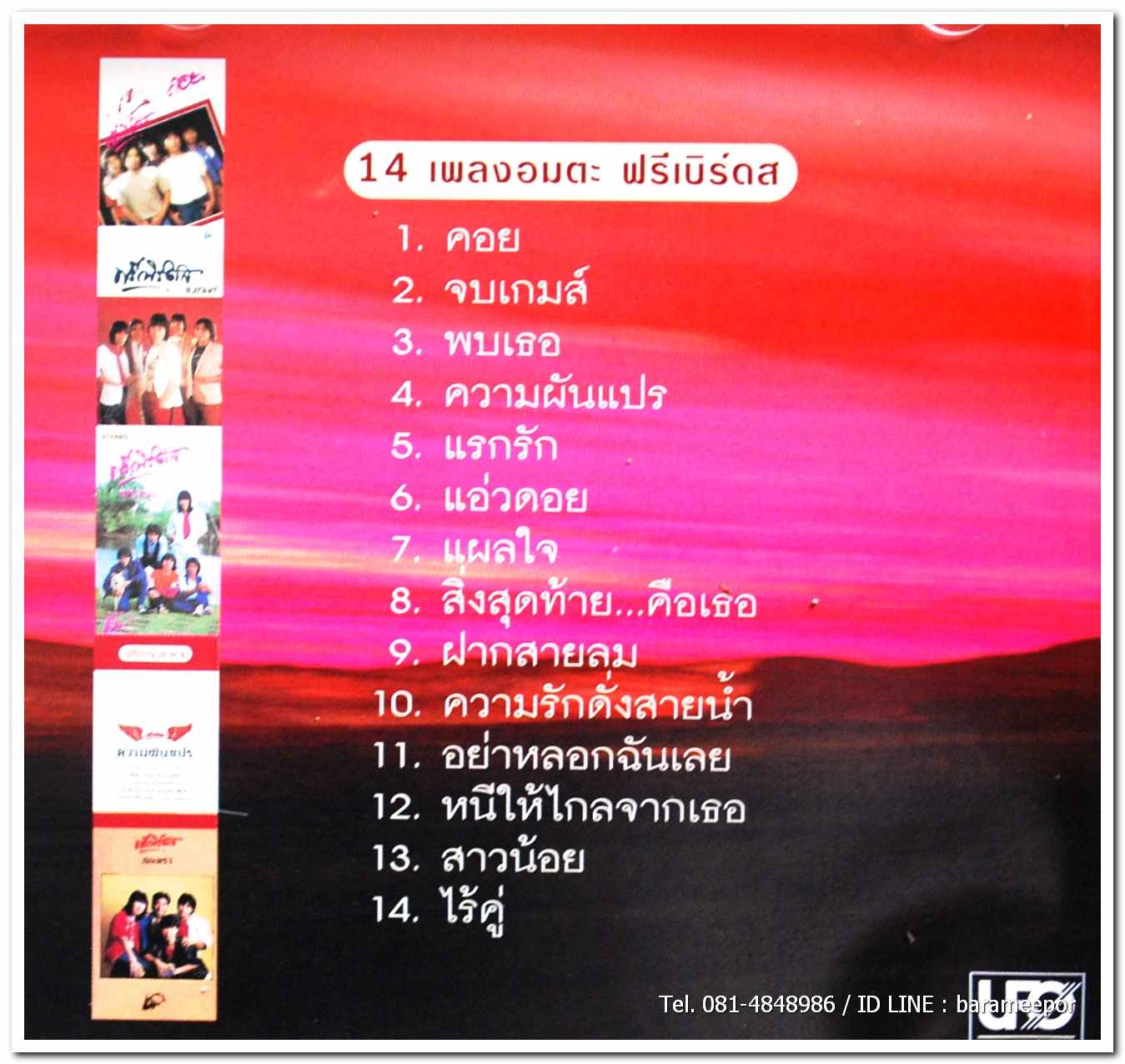 วงฟรีเบิร์ดส รวมเพลงยอดนิยม 14 เพลงอมตะ