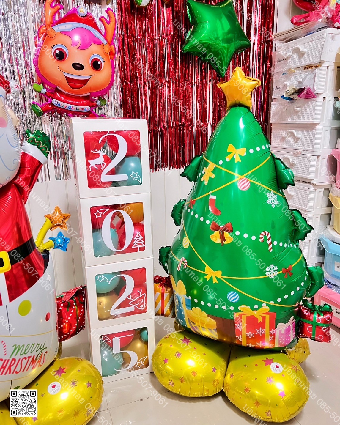 ลูกโป่งคริส์ตมาส christmas balloon