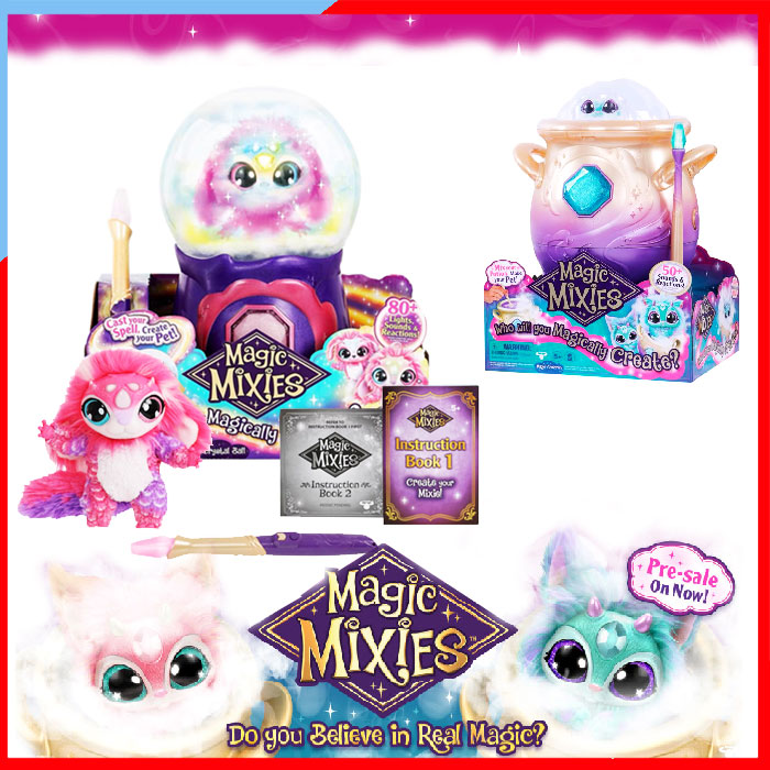 AU001 Magic Mixies ของแท้ ของเล่น หม้อเวทมนตร์หม้อกายสิทธ์ หม้อเวทมนตร์ ร่ายคาถาเสกสัตว์มหัศจรรย์