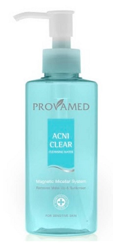 Provamed Acniclear Cleansing Water โปรวาเมด แอคนิเคลียร์ คลีนซิ่ง วอเตอร์
