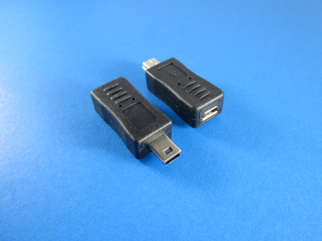ตัวแปลงmini usb male (5P) เป็น micro usb female