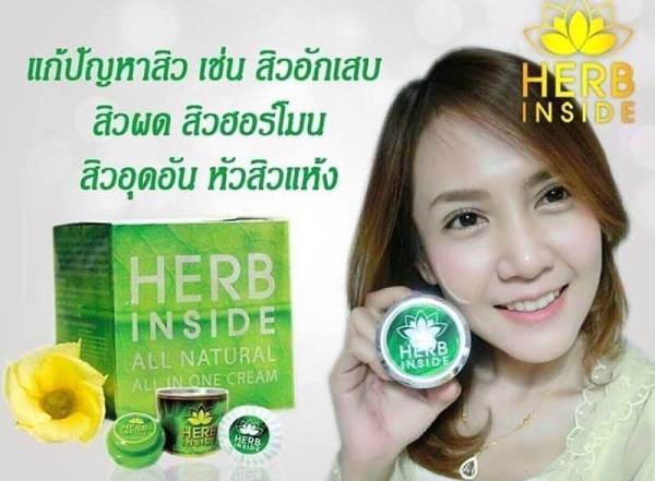 ครีมรักษาสิว ฝ้า เฮิร์บ อินไซด์ Herb inside