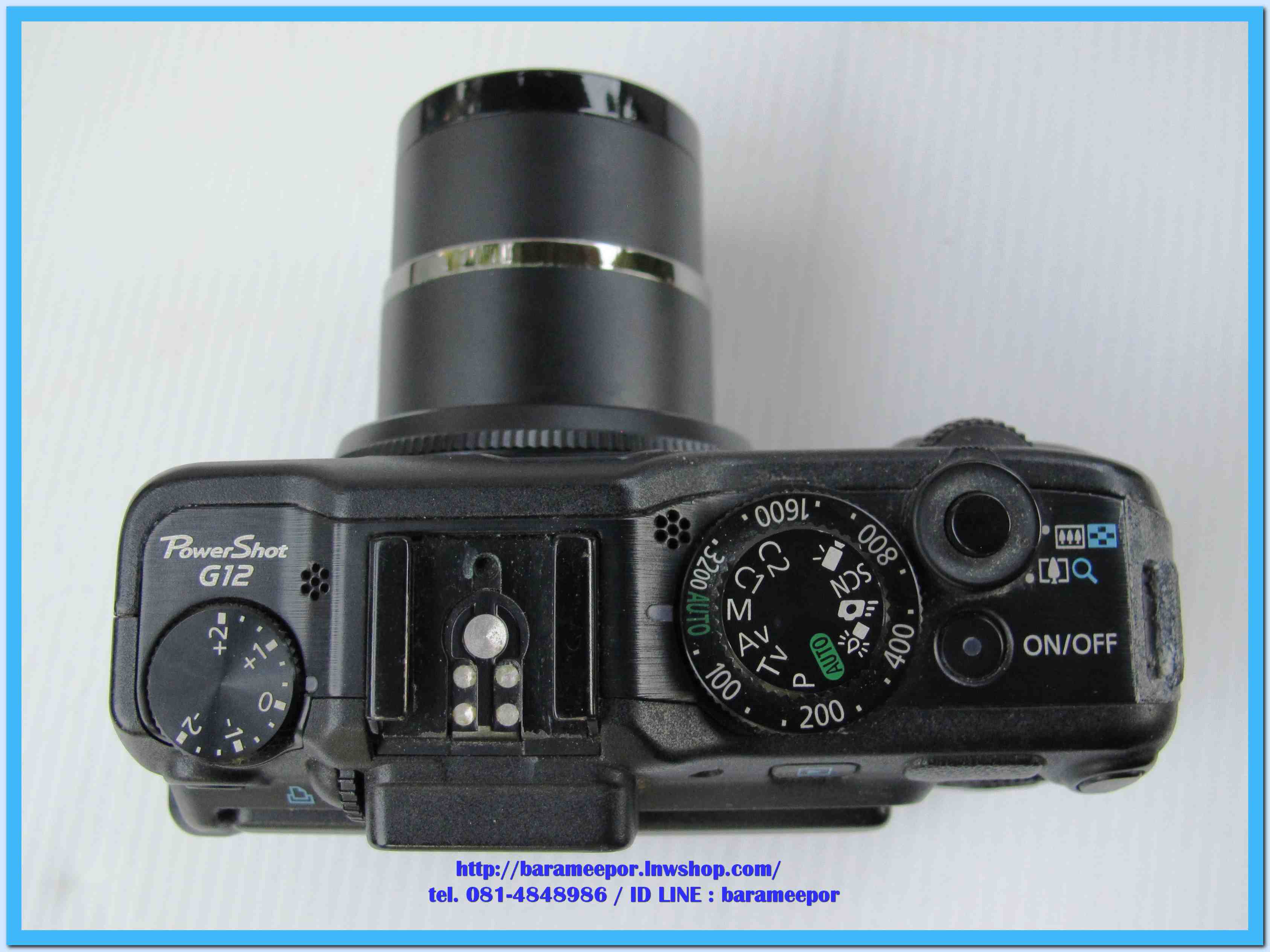 กล้อง Canon G12 มีเฉพาะตัวกล้อง ไม่มีถ่าน ไว้เป็นอะไหล่