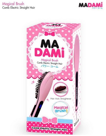 Madami หวีมาดามิ หวีผมตรงไฟฟ้า หวีรีดผมตรง พร้อมส่งค่ะ