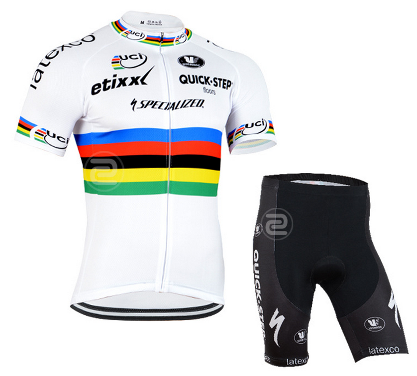 ชุดปั่นจักรยาน Etixx Quick Step 2015 เสื้อปั่นจักรยาน และ กางเกงปั่นจักรยาน