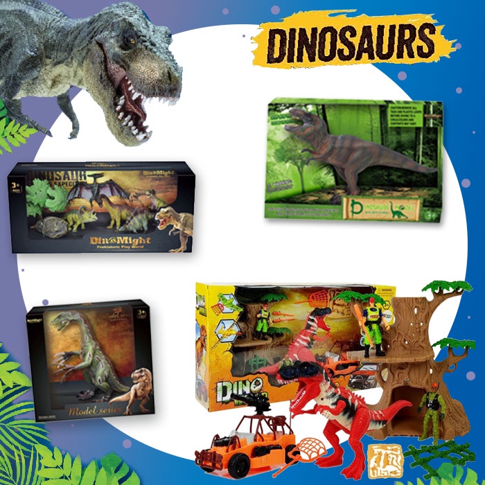 ของแท้ ของเล่น Dino Might Dinosaur Model T-Rex ฟิกเกอร์ โมเดล ไดโนเสาร์ ชุดไดโนเสาร์ Dinosaur Play World มีไฟและเสียง
