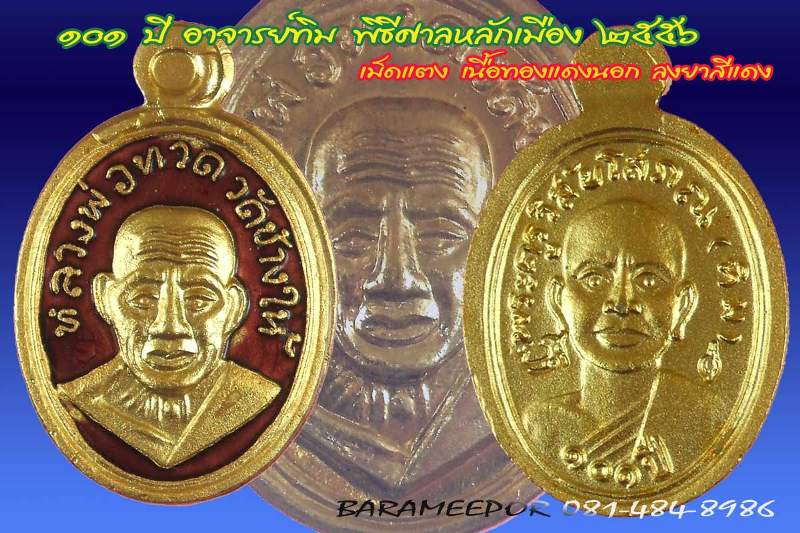 หลวงพ่อทวด 101 ปี อ.ทิม พิมพ์เม็ดแตง มีหลายเนื้อ (1)