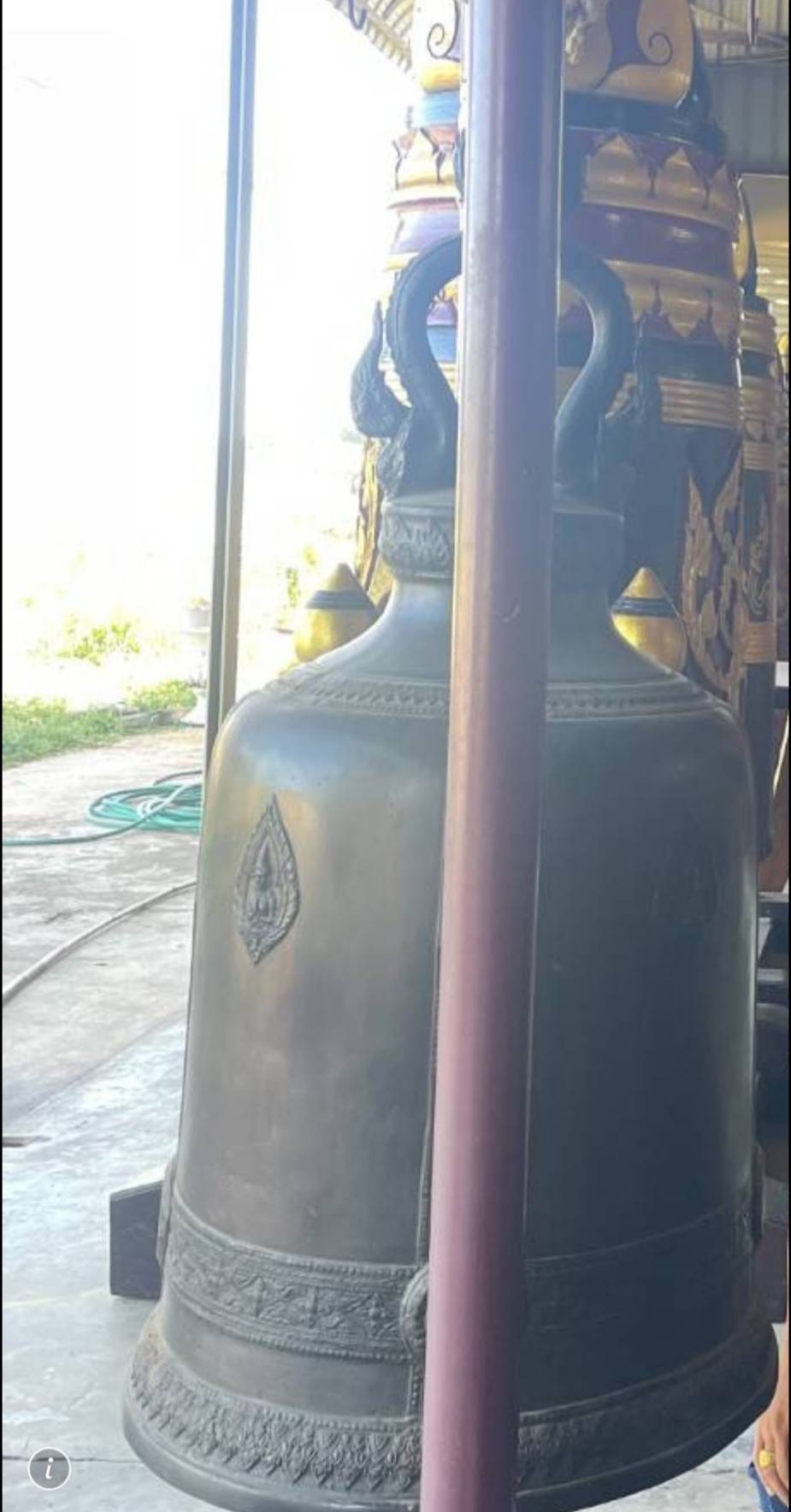 ระฆังหล่อเนื้อสัมฤทธิ์ 24 นิ้ว