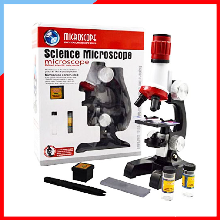 VB017ST220 ของเล่น ทดลองวิทยาศาตร์ เสริมทักษะ เสริมพัฒนาการ Microscope Toy กล้องจุลทรรศน์ ของเล่น