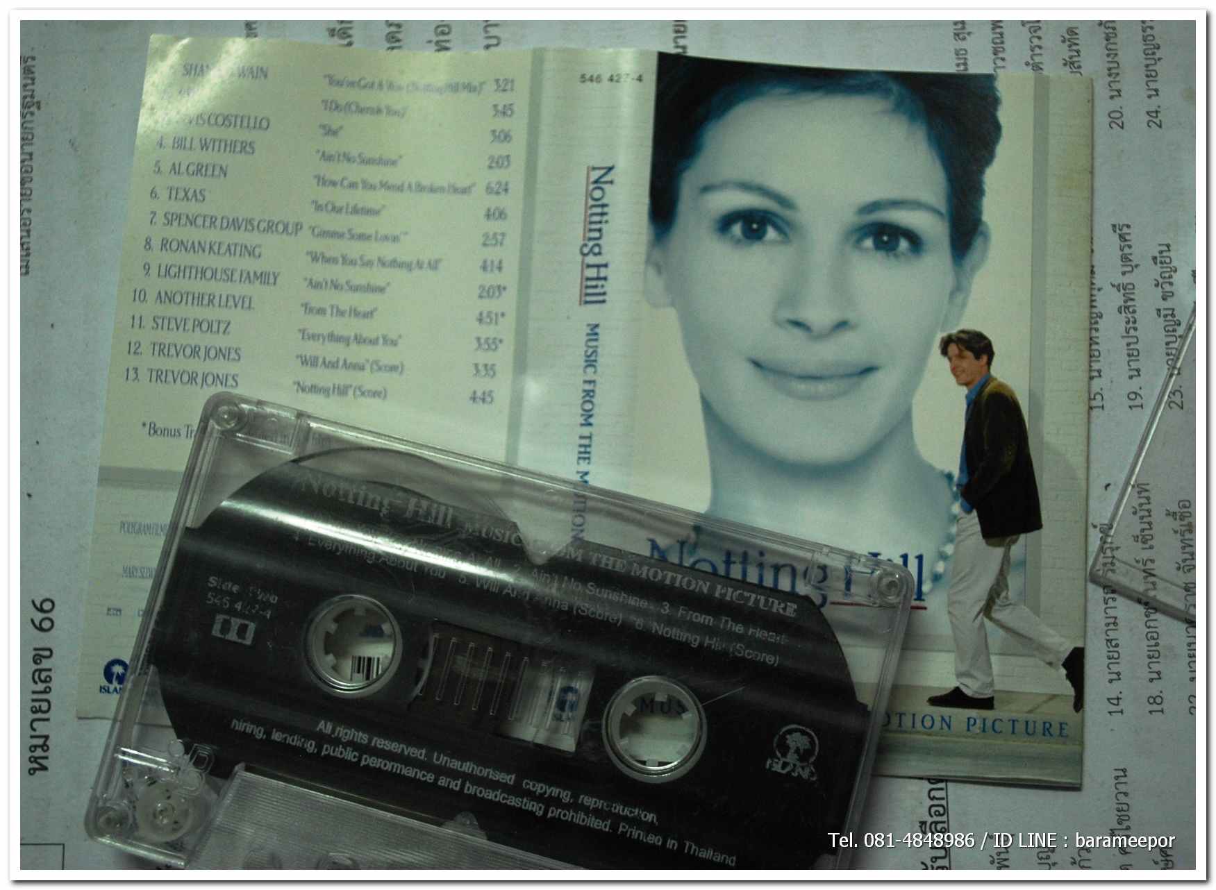 NOTTING HILL เทปเพลงสากล สภาพสวย