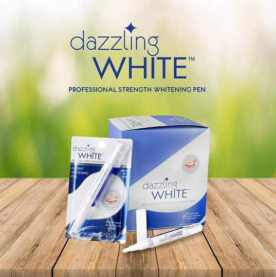 ปากกาฟอกฟันขาว Dazzling White ผลิตภัณฑ์นำเข้าจากอเมริกา ที่ผ่านวิจัยและพัฒนาโดยทีมทันตแพทย์ จึงมั่นใจได้ในเรื่องคุณภาพและความปลอดภัย