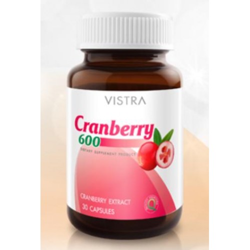 Vistra Cranberry 600 mg 30 capsules