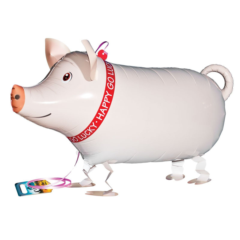 ลูกโป่งหมูมีขา เดินได้