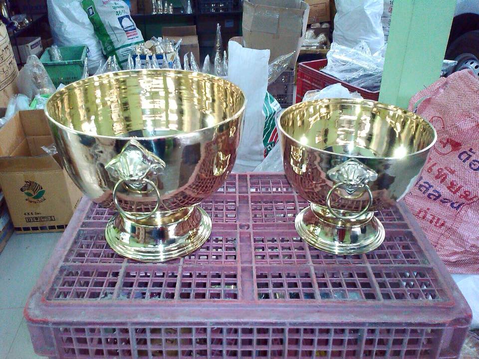 ขันน้ำหัวสิงห์ (ทองเหลือง)