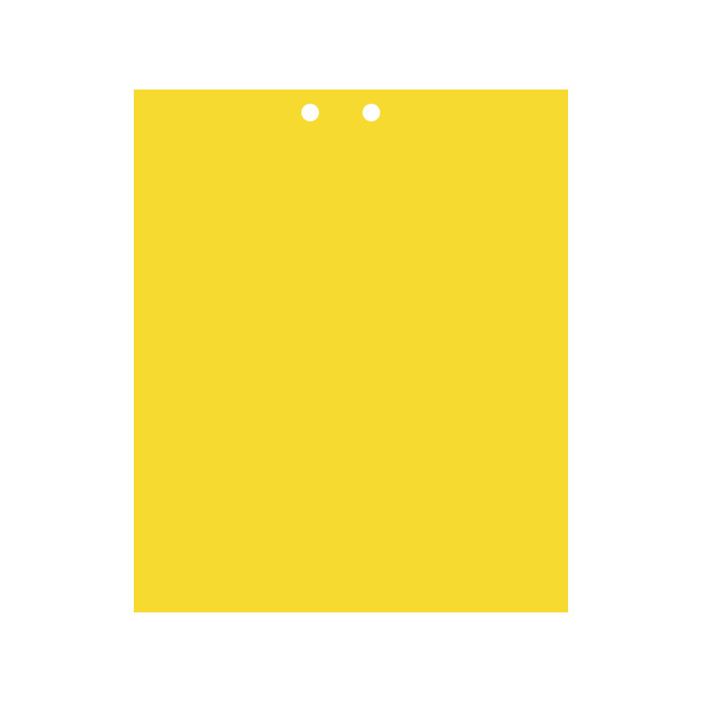 แผ่นกาวดักแมลง ขนาด 15x20 cm 100 แผ่น