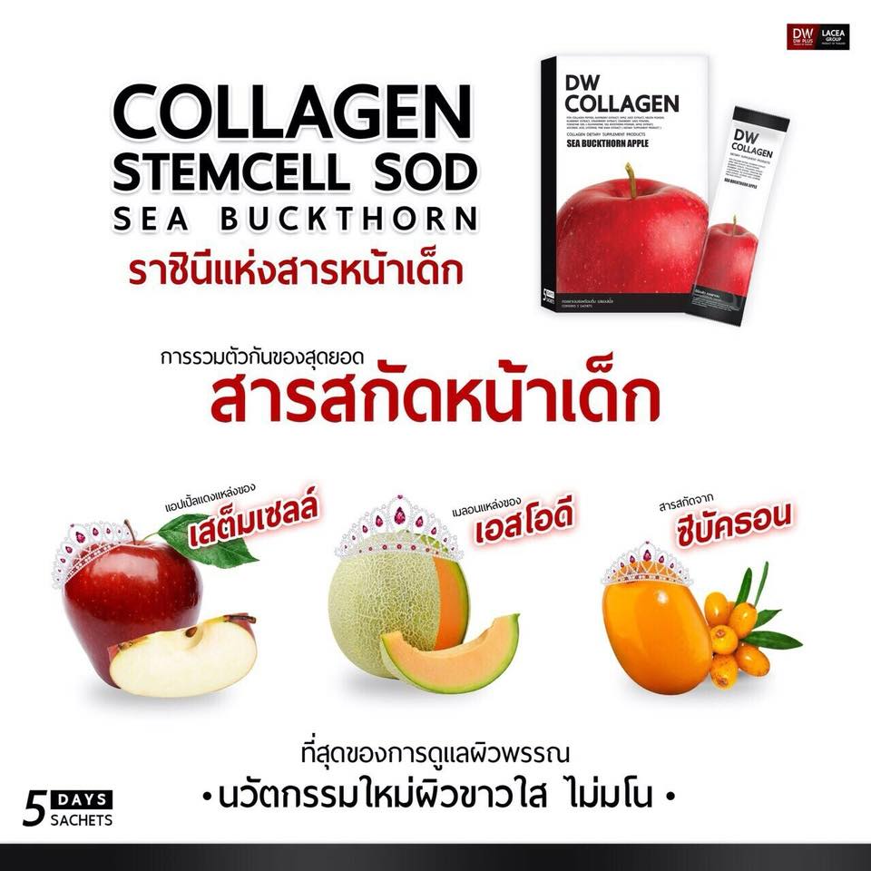 DW Collagen ดีดับบลิว คอลลาเจนหน้าเด็ก
