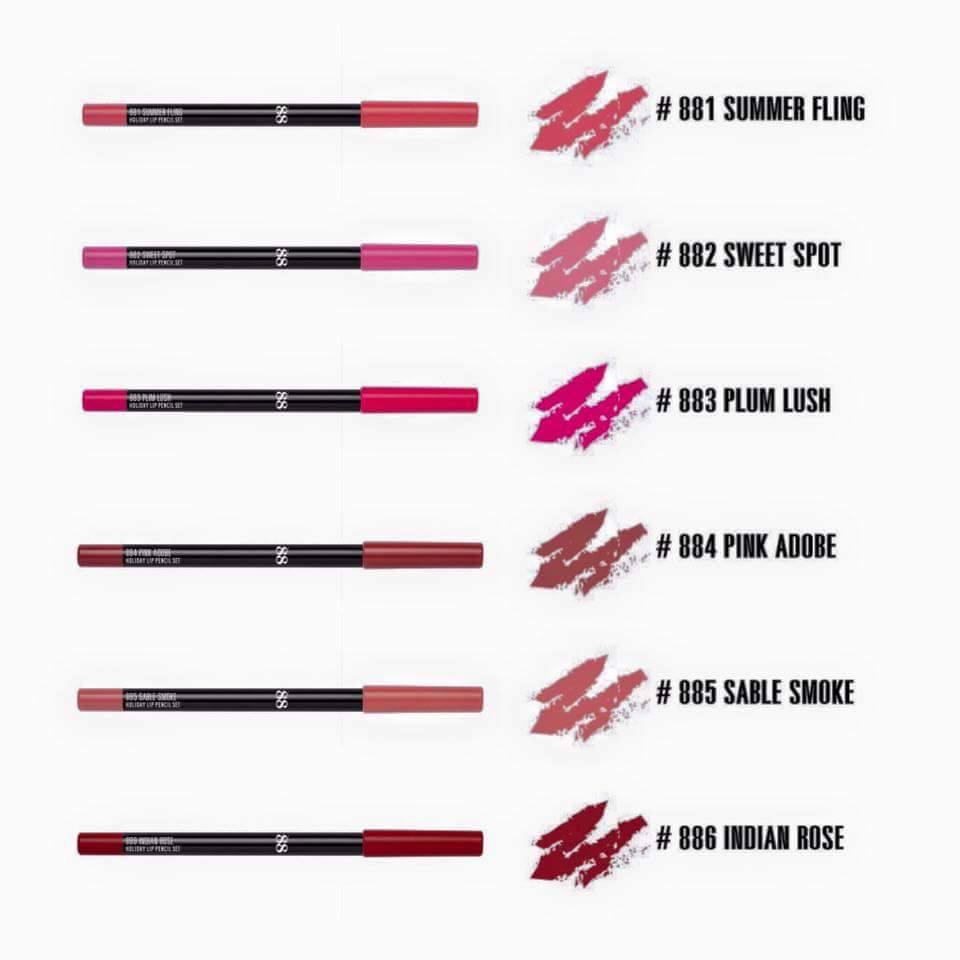 Ver. 88 Eity Eight Holiday Lip Pencil Set ฮอลิเดย์ ลิป เพนซิล เซท ลิปสีไม้ ลิปดินสอ ราคา 850 บาท