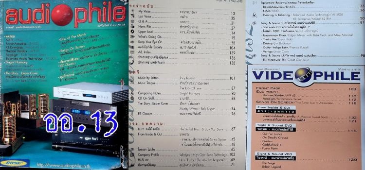 หนังสือเครื่องเสียงและโฮมเธียร์เตอร์ สำหรับผู้สนใจเครื่อง Vintage