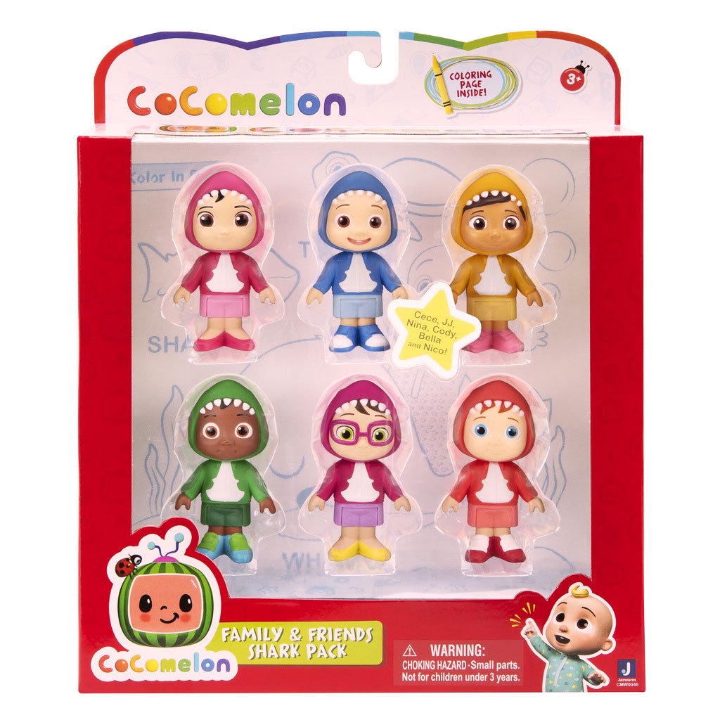 ของแท้ (💙ทักแชทลดเพิ่ม 💙) ของเล่น Cocomelon ตุ๊กตาผ้า มีเสียง ของเล่น ฟิกเกอร์ โคโค่เมลอน รถโรงเรียน ฟิกเกอร์ เครื่องบิน