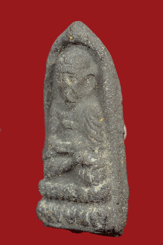 หลวงพ่อทวด เนื้อว่านหลังปั๊มเหรียญ พ่อท่านพล วัดนาประดู่ พ.ศ.2534