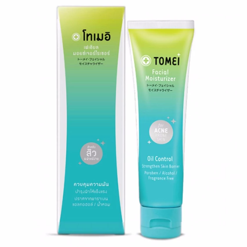 Tomei Facial Moisturizer โทเมอิ เฟเชี่ยล มอยเจอร์ไรเซอร์ บำรุงผิวหน้า เหมาะสำหรับผู้ที่มีปัญหาสิว 50gm