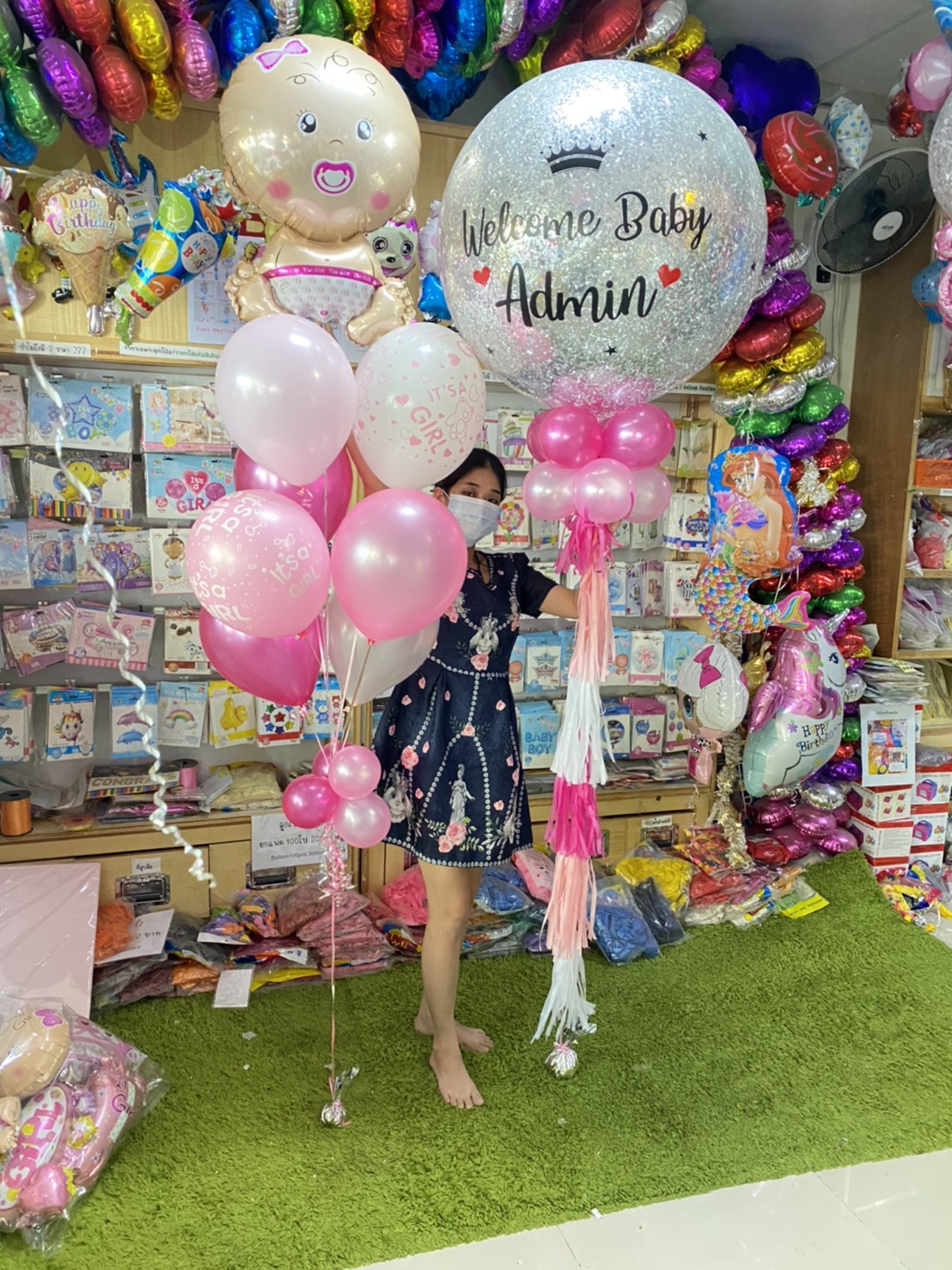 ลูกโป่งเด็กผู้หญิง