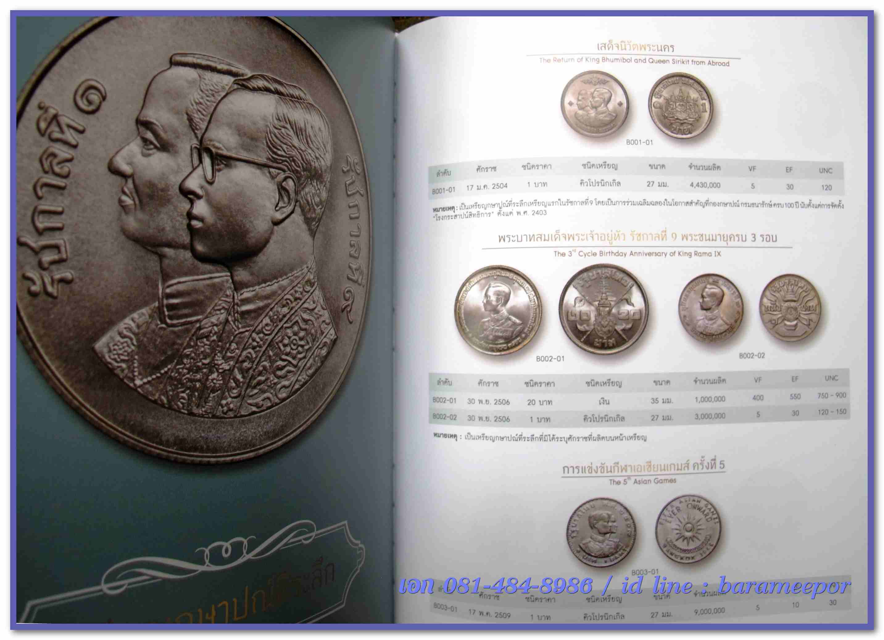 หนังสือ "กษาปณ์เมืองสยาม" The Coinage of Siam คู่มือเหรียญที่ใหม่ล่าสุดตอนนี้ โดยนายแพทย์ไชยยศ พงศ์จารุสถิต