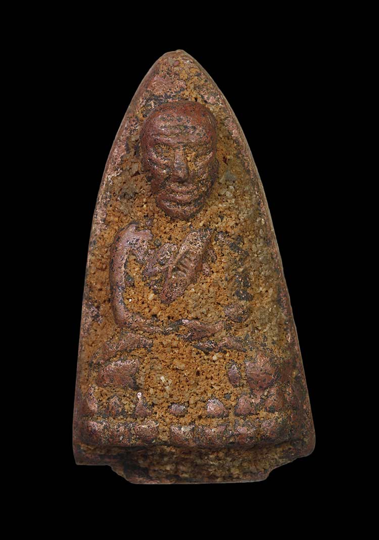 *กรรมการ* หลวงพ่อทวด 2 หน้า หล่อโบราณหล่อเทดินไทย (รุ่นแรก) หลวงพ่อรวย วัดตะโก จ.อยุธยา ปี 2556 รุ่นรวยนิรันตราย เนื้อนวะโลหะหล่อโบราณเทดินไทย หมายเลข ๓๙ กรรมการ