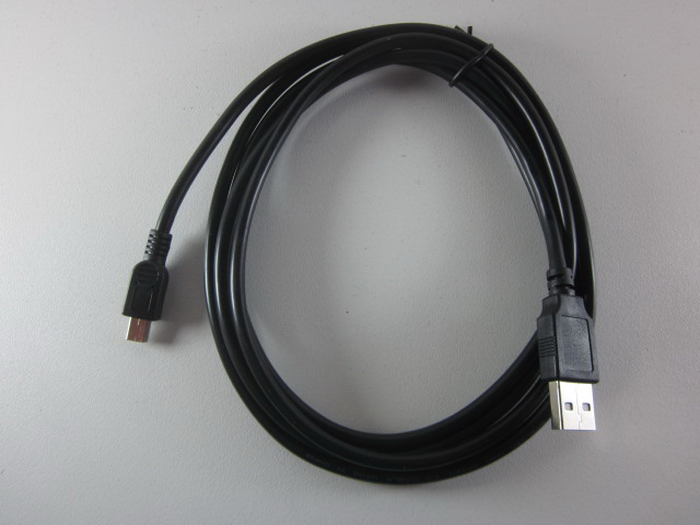 สาย mini(5P) USB ยาว 1.8เมตร (สีดำ)