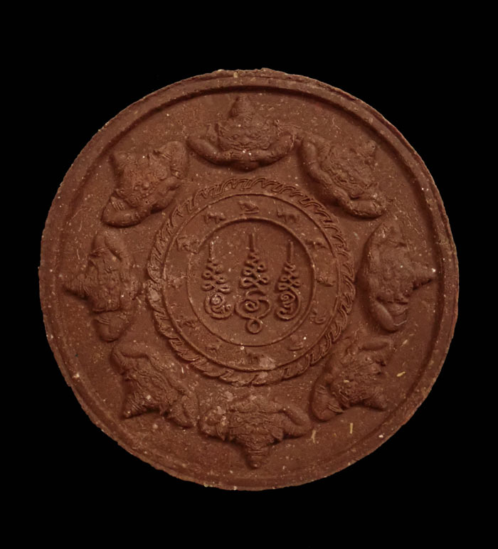 ปิดตาพังพะกาฬ สร้างวิหารองค์พ่อจตุคามรามเทพนราธิวาส ปี 2550 เนื้อผง